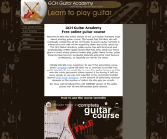 Guitar-Academy.com(Learn to Play the Guitar) Screenshot