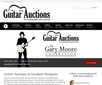 Guitar-Auctions.co.uk(Specialists in Vintage) Screenshot