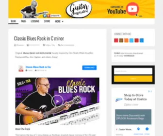 Guitar-Inspiration.com(Guitar Inspiration) Screenshot