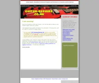 Guitar-Repairs.co.uk(Guitar Repairs) Screenshot