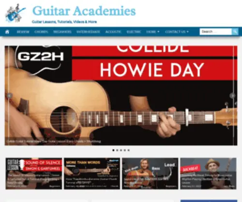 Guitaracademies.com(Guitar Academies) Screenshot