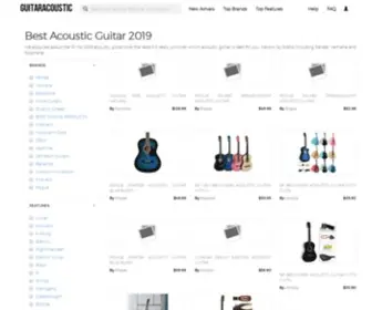 Guitaracoustic.org(Acoustic Guitar Features and Free Shipping) Screenshot