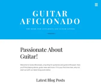 Guitaraficionado.com(Guitar Aficionado) Screenshot