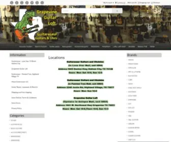 Guitarasaur.com(Guitarasaur Guitars & Ukuleles) Screenshot