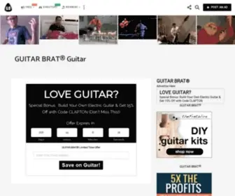 Guitarbrat.com(GUITAR BRAT®) Screenshot