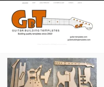 Guitarbuildingtemplates.com(Guitar Building Templates) Screenshot