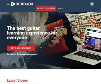Guitarcamera.com(Guitar Camera) Screenshot