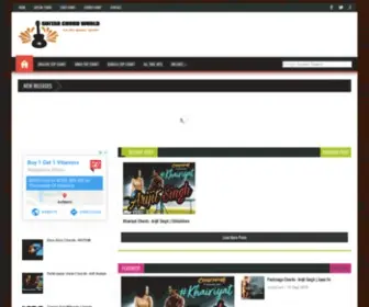Guitarchordworld.net(GUITAR CHORD WORLD) Screenshot