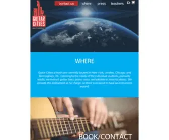 Guitarcities.com(Guitar Cities) Screenshot