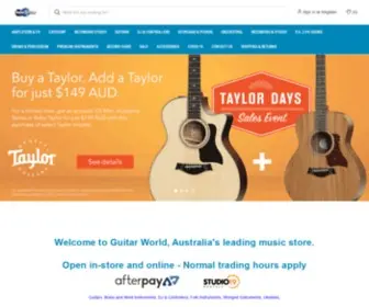 Guitar.com.au(Guitar World Australia) Screenshot
