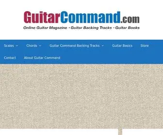 Guitarcommand.com(Guitar Command) Screenshot