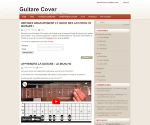 Guitare-Cover.fr(Guitare Cover) Screenshot