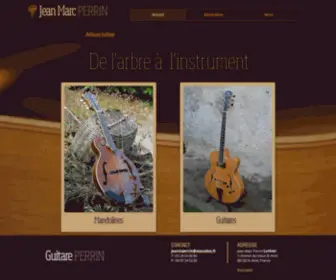 Guitare-Perrin.com(Guitare Perrin) Screenshot