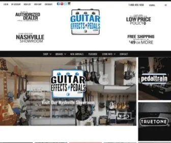 Guitareffectspedals.com(Of Nashville) Screenshot