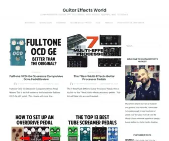 GuitareffectsWorld.com(Guitar Effects World) Screenshot