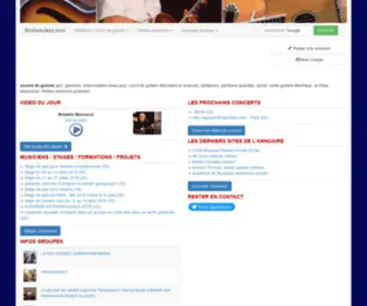 Guitarejazz.com(Accords de guitare jazz) Screenshot
