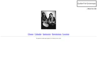 Guitarforgrownups.com(Seattle Guitar Classes) Screenshot