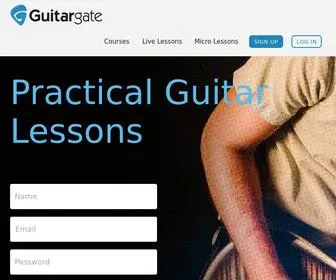 Guitargate.com(Guitar Gate) Screenshot