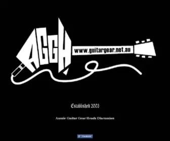 Guitargear.net.au(Aussie Guitar Gear Heads) Screenshot