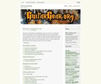 Guitargear.org(Guitargear) Screenshot