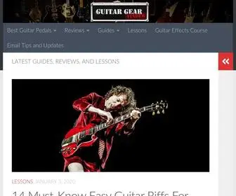 Guitargearfinder.com(Guitar Gear Finder) Screenshot