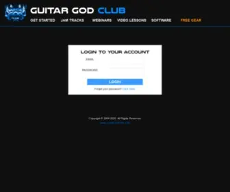 Guitargodclub.com(Guitargodclub) Screenshot
