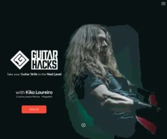 Guitarhacks.com(Take Your Guitar Skills to the Next Level) Screenshot