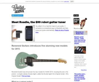 Guitarhive.com(Guitar Hive) Screenshot