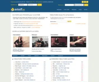 Guitariff.net(Tablature Guitar Pro gratuite) Screenshot