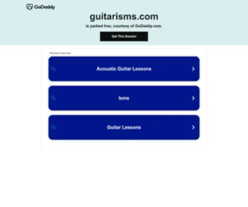 Guitarisms.com(Brooklyn guitar instruction) Screenshot