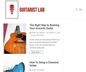 Guitaristlab.com(Guitarist Lab) Screenshot