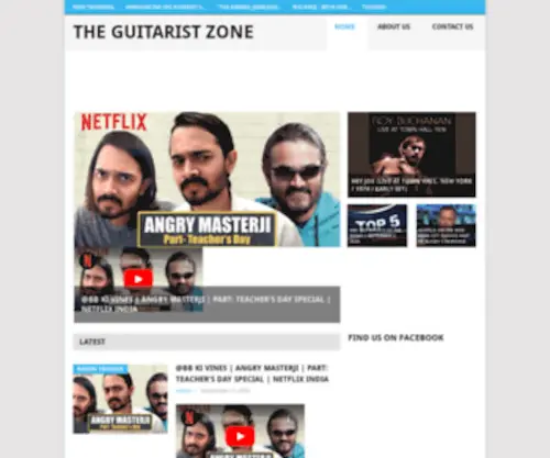 Guitaristzone.com(Guitarist Zone) Screenshot
