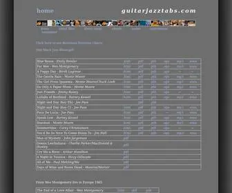 Guitarjazztabs.com(Guitar Jazz Tabs) Screenshot