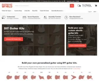 Guitarkitworld.com(Guitar Kit World) Screenshot