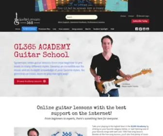 Guitarlessons365.com(Free Guitar Lessons by Carl Brown) Screenshot