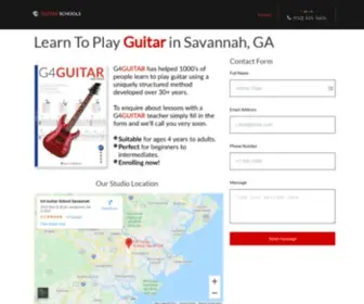 Guitarlessonssavannah.com(Learn To Play Guitar) Screenshot