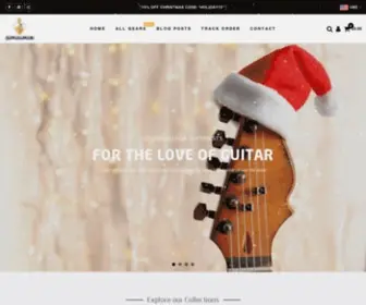 Guitarmetrics.com(A unique store for guitarists) Screenshot