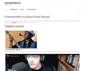 Guitarmojo.com(Blues Guitar Training) Screenshot