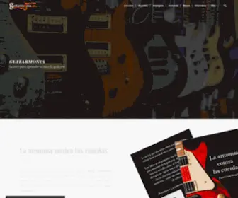 Guitarmonia.es(La web para aprender a tocar la guitarra) Screenshot
