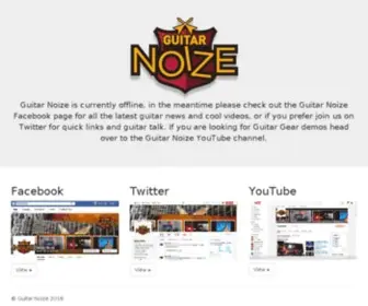 Guitarnoize.com(Guitar Noize) Screenshot