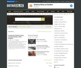 Guitaronline.pl(Tabulatury i chwyty) Screenshot