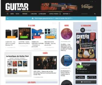 Guitarpart.fr(Guitar Part) Screenshot