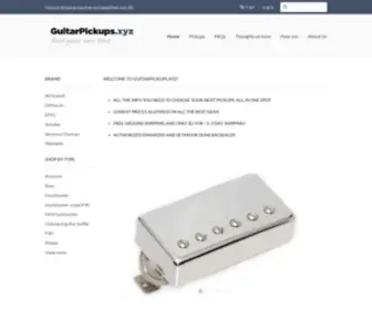 Guitarpickups.xyz(Guitarpickups) Screenshot