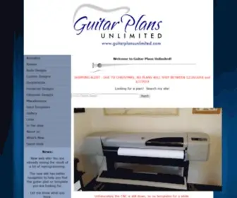 Guitarplansunlimited.com(Guitarplansunlimited) Screenshot