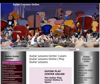 Guitarplaycenter.com(Guitar Lessons Center) Screenshot