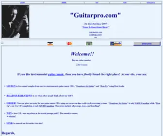 Guitarpro.com(The Rowland Corporation) Screenshot