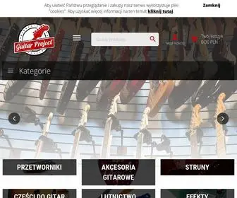 Guitarproject.pl(Sklep muzyczny Warszawa) Screenshot