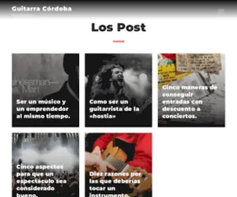 Guitarracordoba.org(Cordoba Guitar Festival) Screenshot