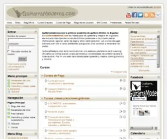 Guitarramoderna.com(Academia de guitarra online) Screenshot