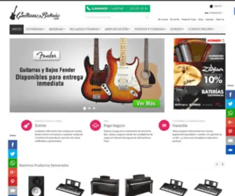 Guitarrasybaterias.com(Guitarras bogotá) Screenshot
